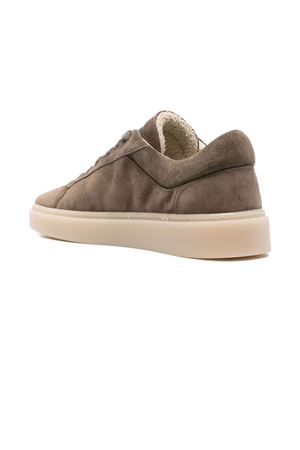 Light brown suede lace-up sneakers LOW BRAND | L1SFW25265253M098